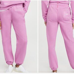 Marc Jacobs The Sweatpants Pink Joggers Terry Spellout Cyclamen